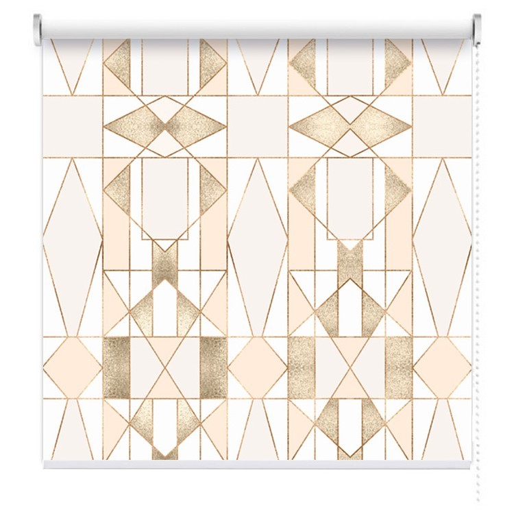 Ρολοκουρτίνα - Ρόλερ Σκίασης Παστέλ γεωμετρικά σχήματα
